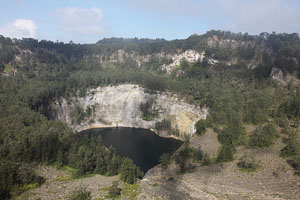 Kelimutu volcano, inactive crater lake, Flores, Indonesia