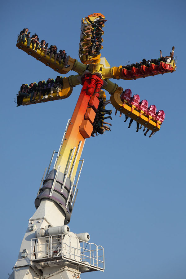 Oktoberfest Munich, 2011, High Energy fairground ride
