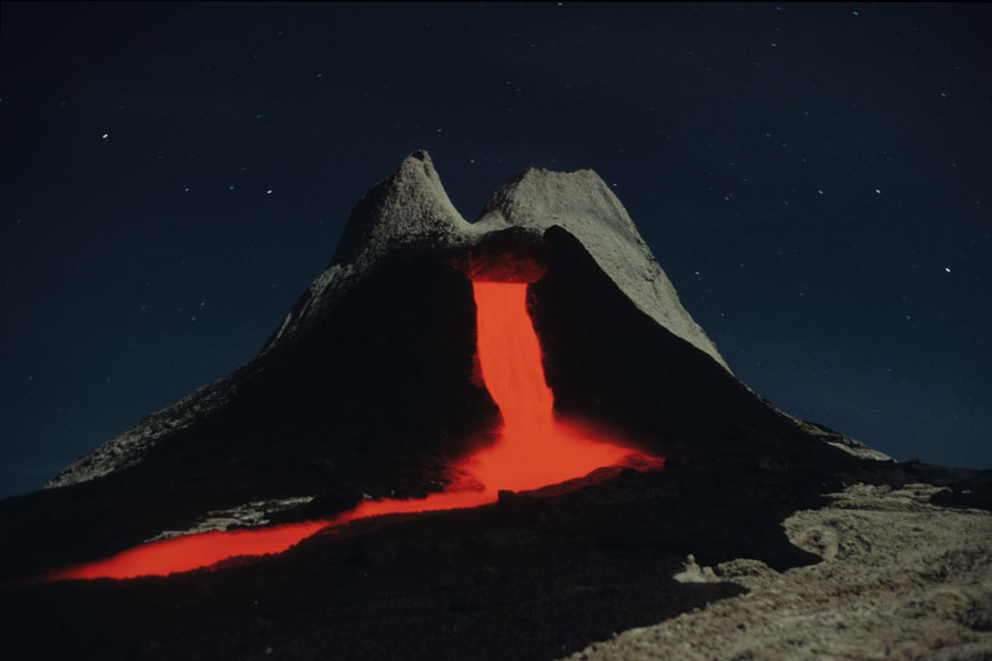 Oldoinyo Lengai Eruption Night