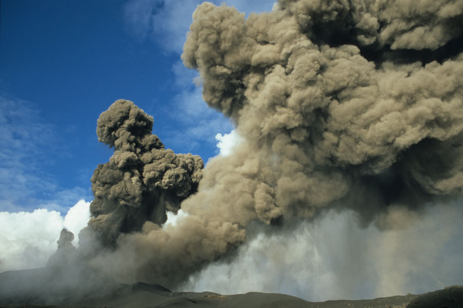 Mount Etna Ash Cloud