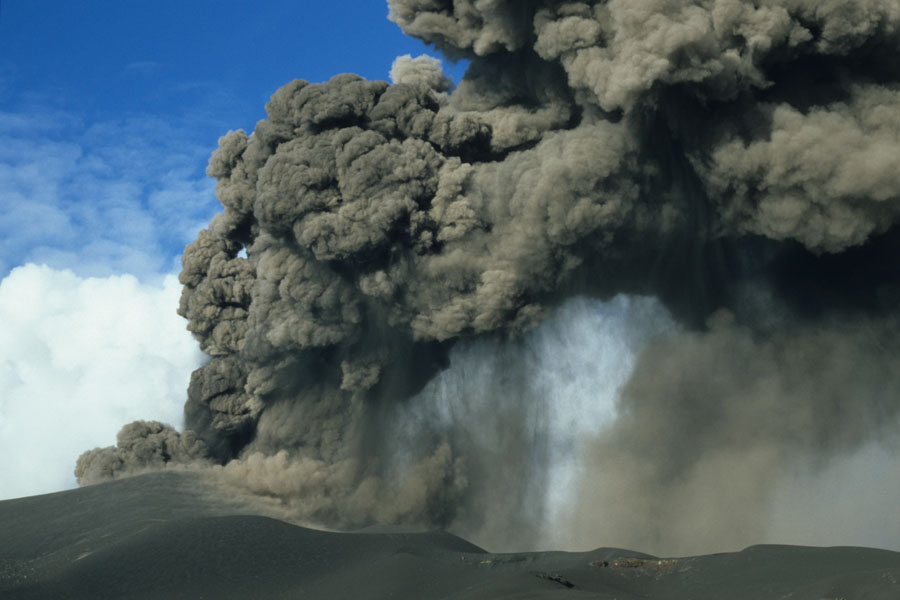 Mount Etna Ash Cloud