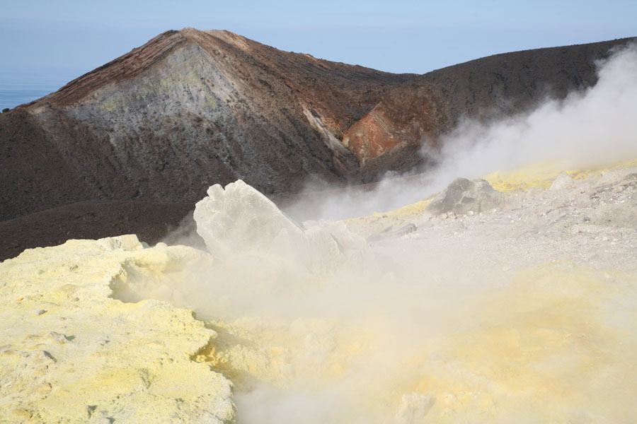 Fumaroles, Sulphur, Vulcano Volcano