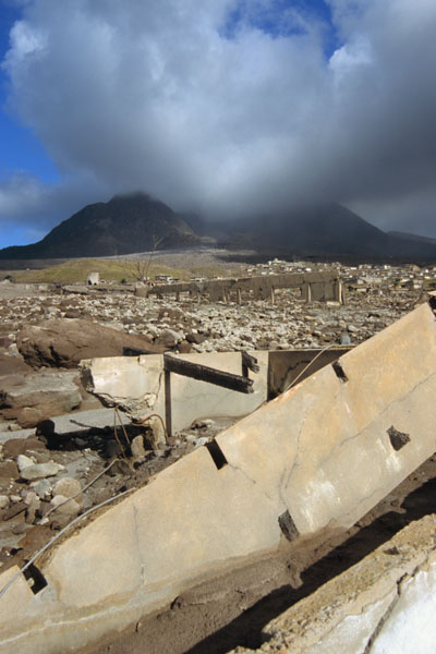 Destroyed Buildings, Plymouth, Montserrat