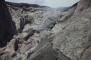Active vent of Batu Tara volcano