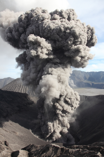 Mount Bromo, Tengger Caldera, Eruption 2010-2011