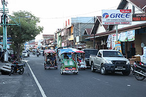 Tobelo town, Halmahera, Indonesia