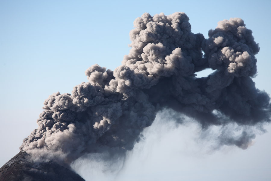 Fuego Volcano Ash Cloud
