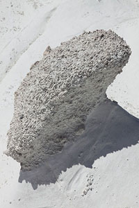 Erosionally exposed pumice agglomerate, Sarakiniko, Milos