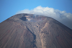 Momotombo volcano degassing