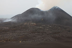 Nyamuragira Volcano eruption 2011 / 2012 - secondary eruption site