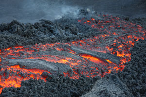 Pacaya Volcano Lava Flow, 2007