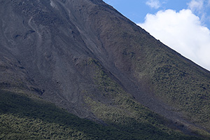 Reventador volcano, Ecuador, Flank detail