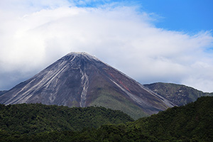 Reventador volcano, Ecuador, View from Hosteria