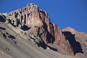 Eroded volcanic deposits on Hualca Hualca