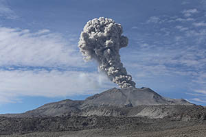 Eruption of Sabancaya volcano