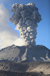 Powerful eruption from Sabancaya Volcano, Peru
