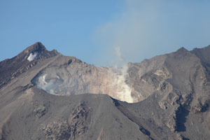 Sakurajima Volcano, Showa Crater 2010