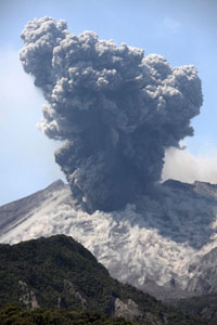 Powerful Vulcanian Eruption, Mount Sakurajima Volcano, 2012