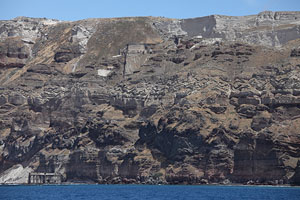 Old pumice quarry, Santorini