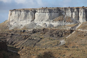 Deposits of Minoan Eruption, Mavromatis pumice tuff quarry, Santorini Volcano
