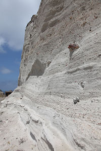 Minoan tuff, Mavromatis pumice quarry, Santorini