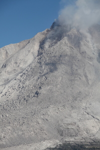 Sinabung volcano, June 2015,portrait orientation