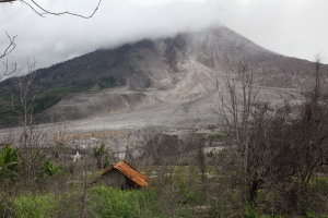 Location of fatal pyroclastic flow at Sinabung