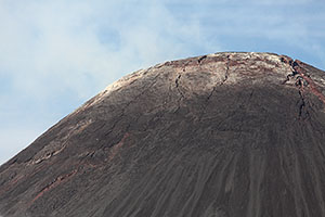 Soputan volcano, summit lava dome
