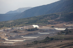 Sabo dams, stepped check dams, Mizunashi River, Unzen