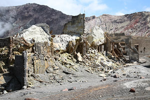 Storage Bunker White Island Sulphur Mine