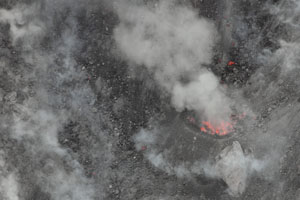 Small vent, Yasur volcano north crater 2010